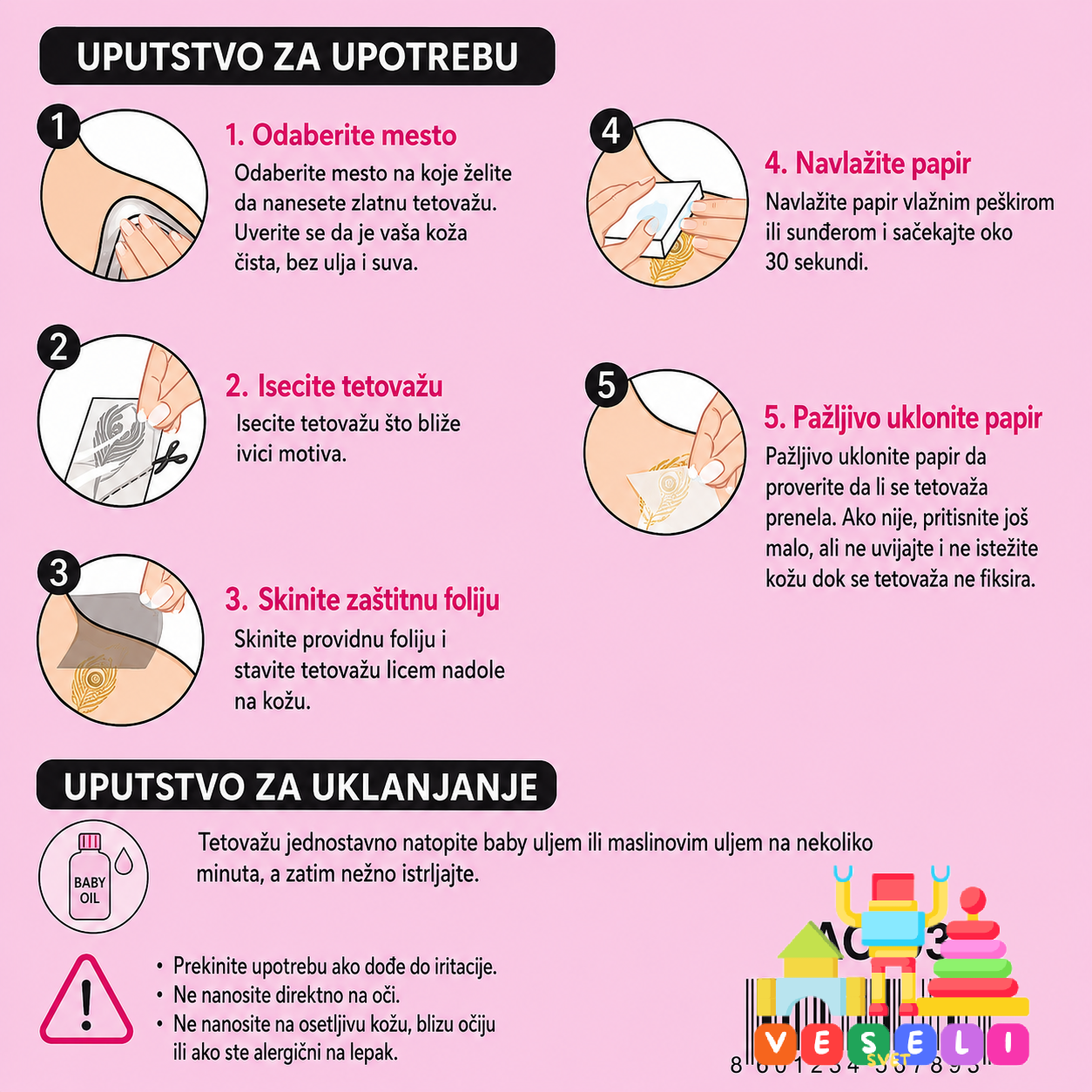 Privremene tetovaže KPop