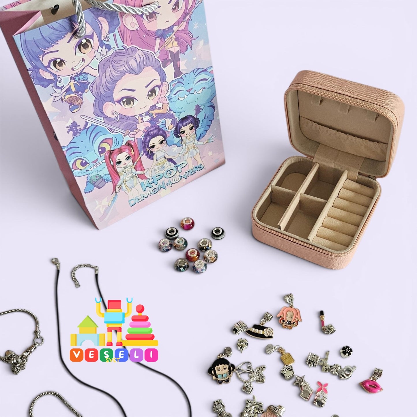 DIY set za izradu narukvice sa privescima – poklon set