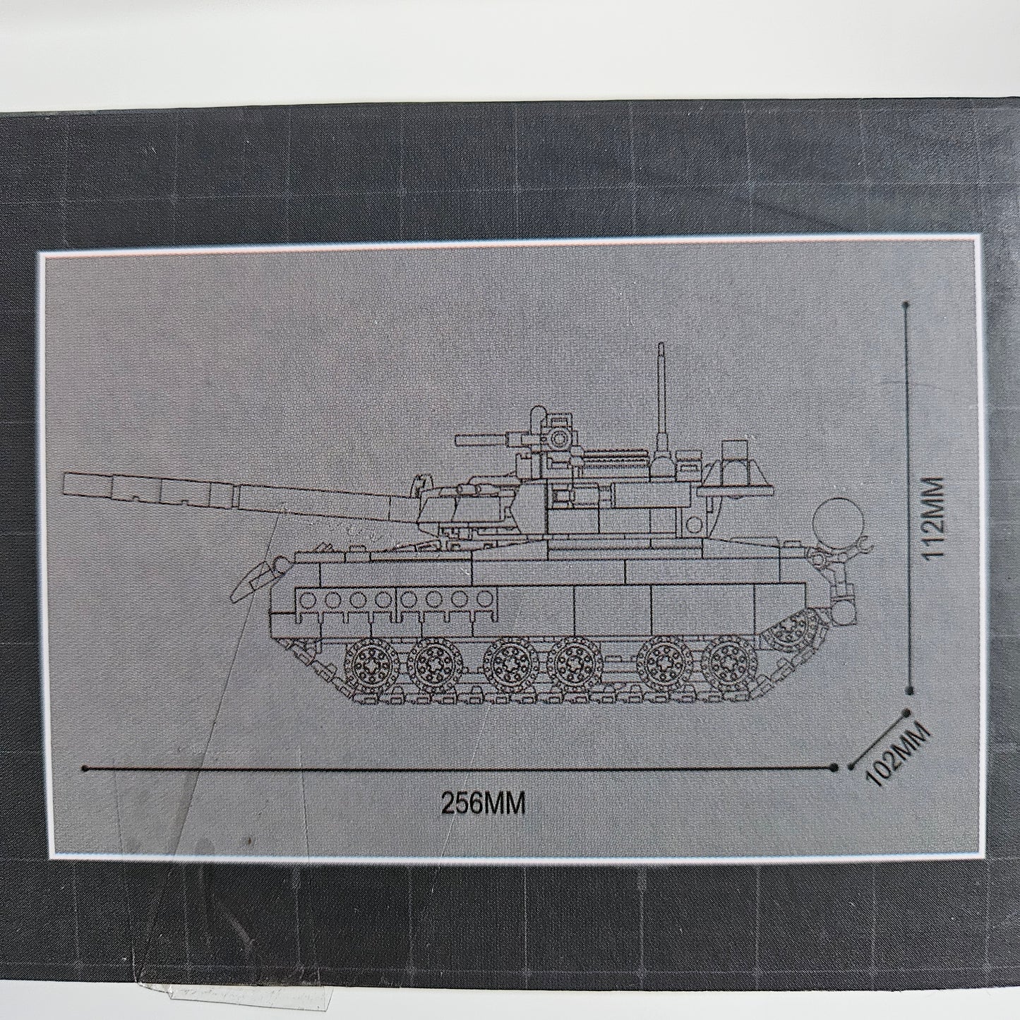 Set kockica "Battle Tank T-800M"