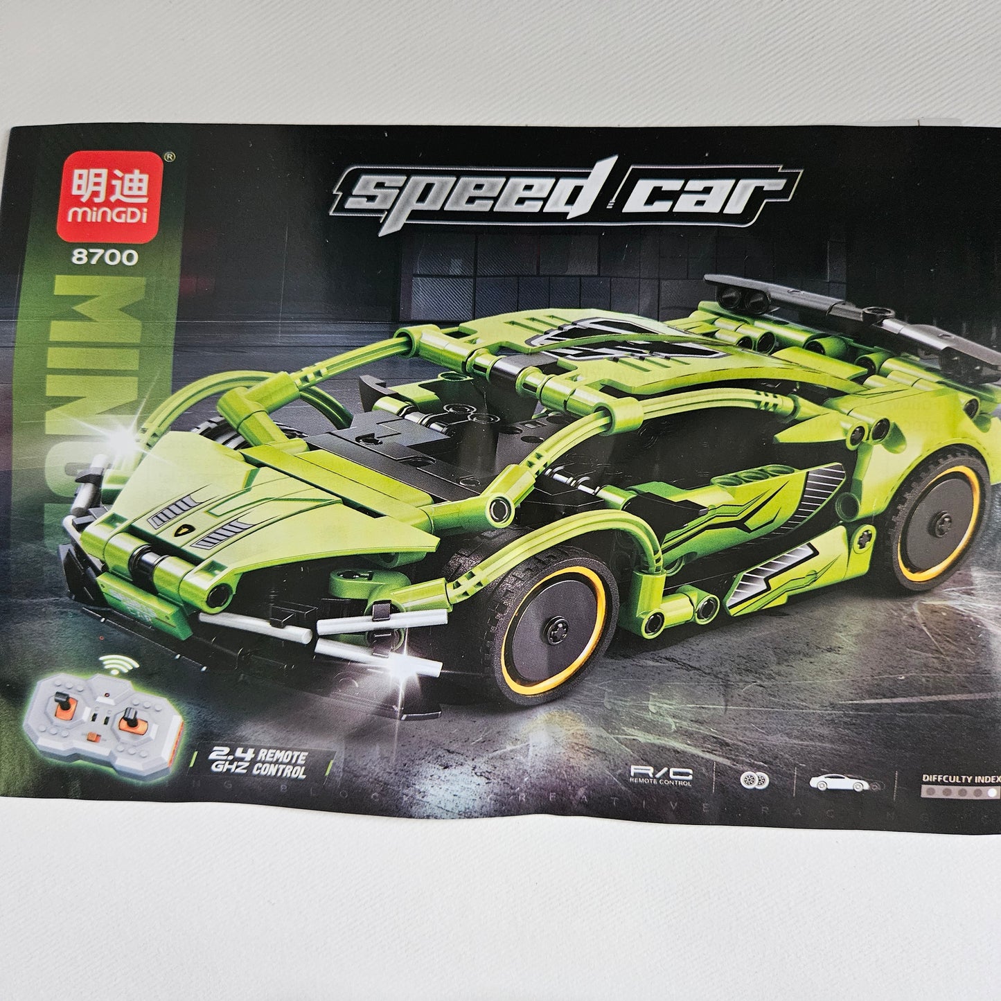 Set kockica "Speed Car – RC automobil"