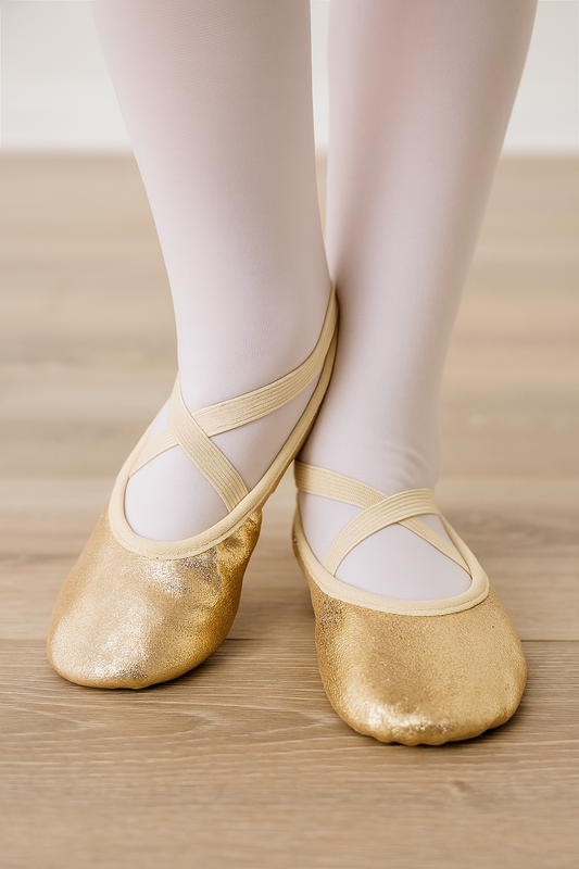 Baletanke za balet Lili rose gold