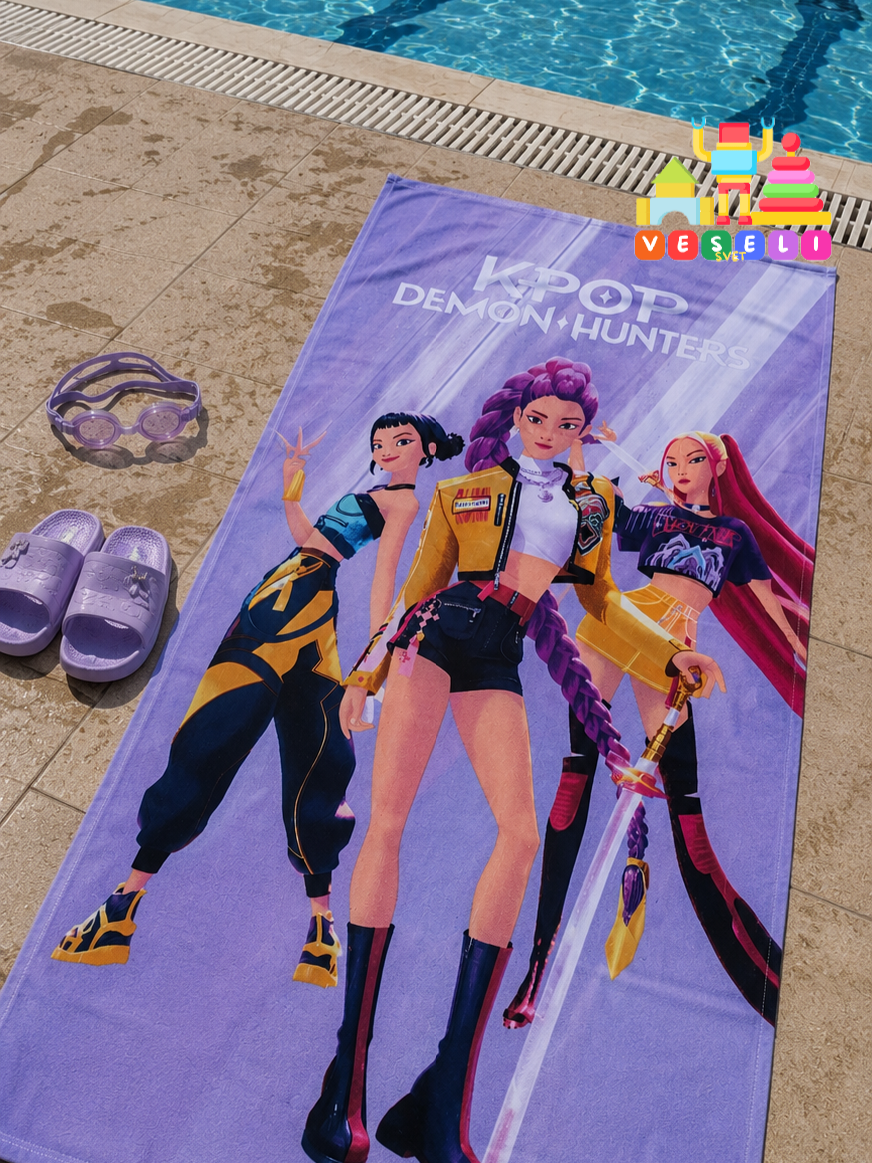 K-pop peškir za plažu od mikrofibera