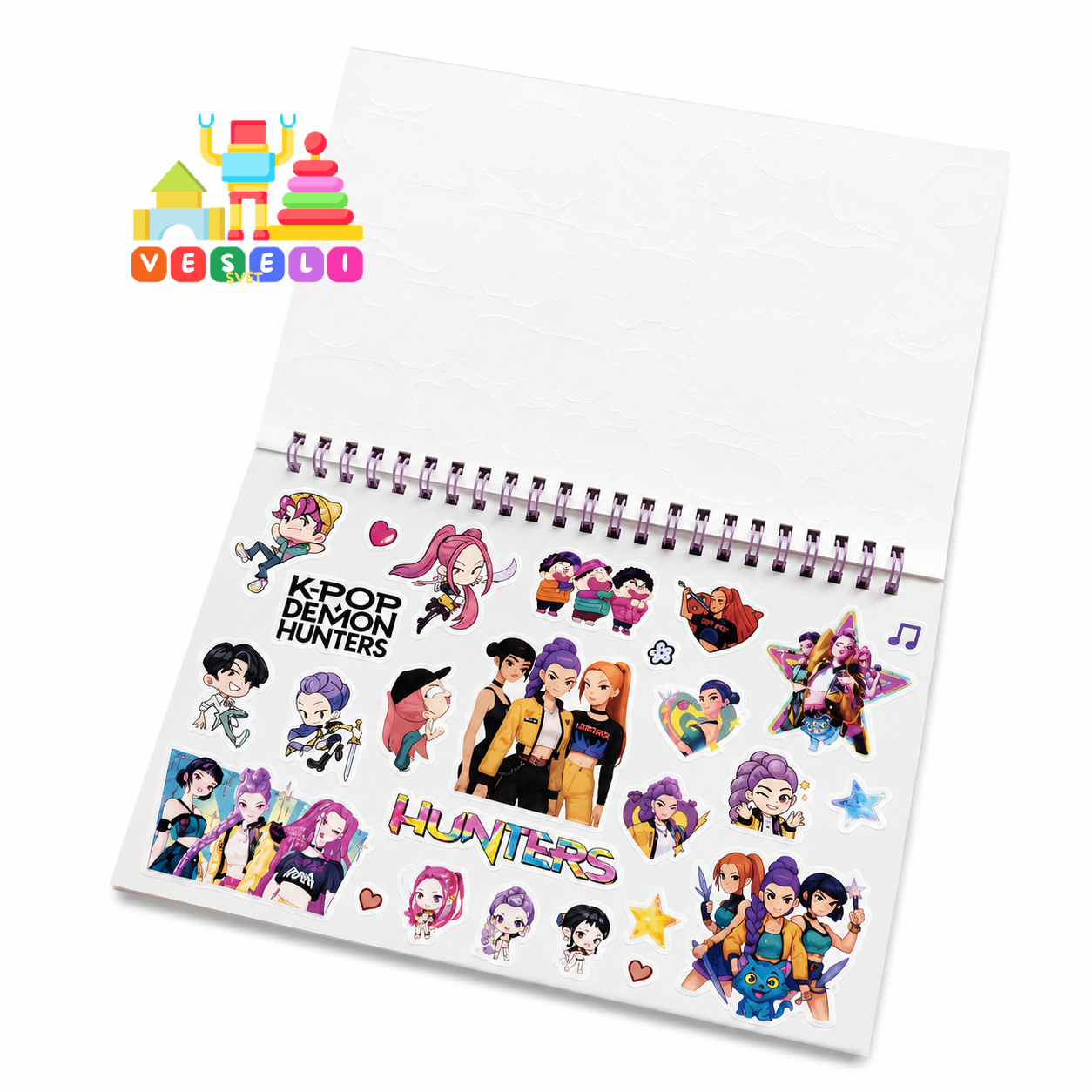 Knjižica stikera KPop