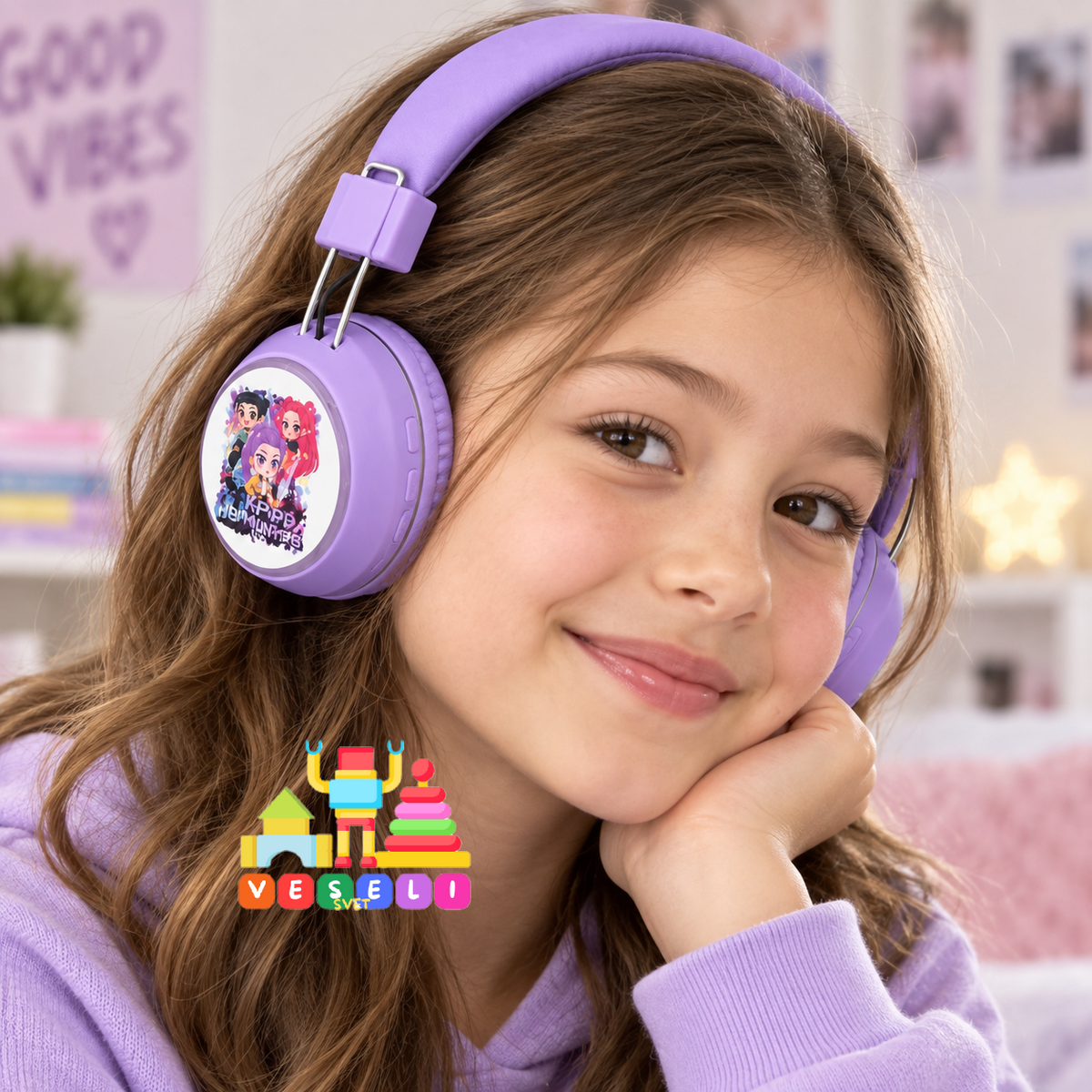 K-pop bežične slušalice za decu