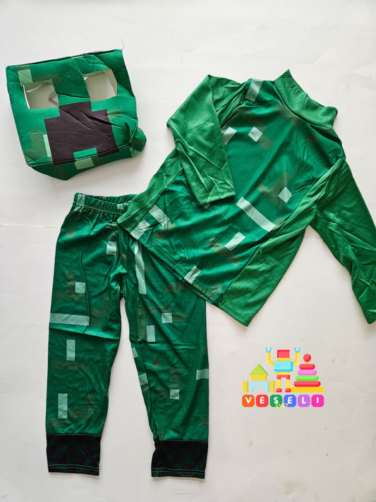 Creeper minecraft kostim za maskenbal