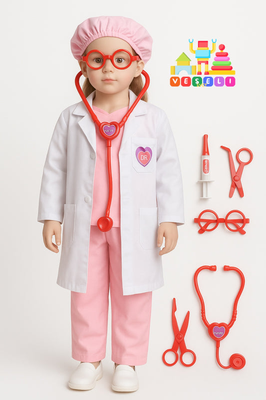 Kostim doktorice za devojčice-premium kvalitet